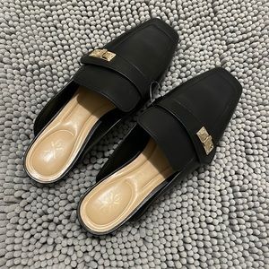 Leather Mules. Brand new; Never worn